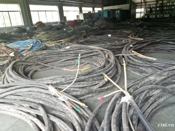 慈溪市回收废电缆线。周巷，宗汉，杭州湾新区回收电缆线