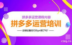 慈溪哪里可以学拼多多开店规则，运营技巧，如何把网店经营好