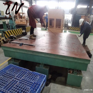 宁波铸铁平板铸铁平台刮研铲刮铲花维修厂家精度修理恢复